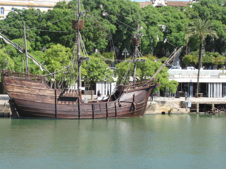 Replica van het schip van Columbus